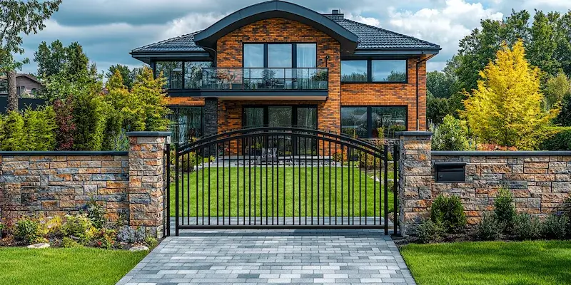 Schmuckzaun aus Polen