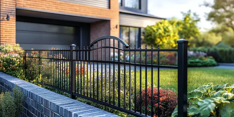 Alu Zäune aus Polen mit Montage