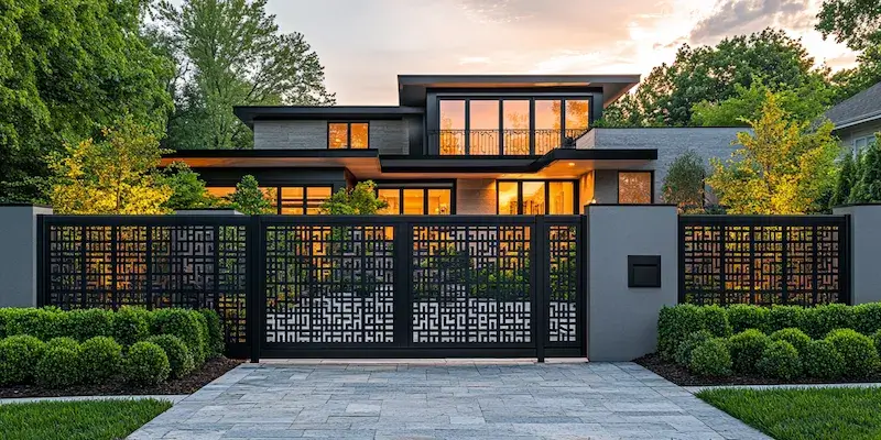 Aluminium Sichtschutzzaun aus Polen